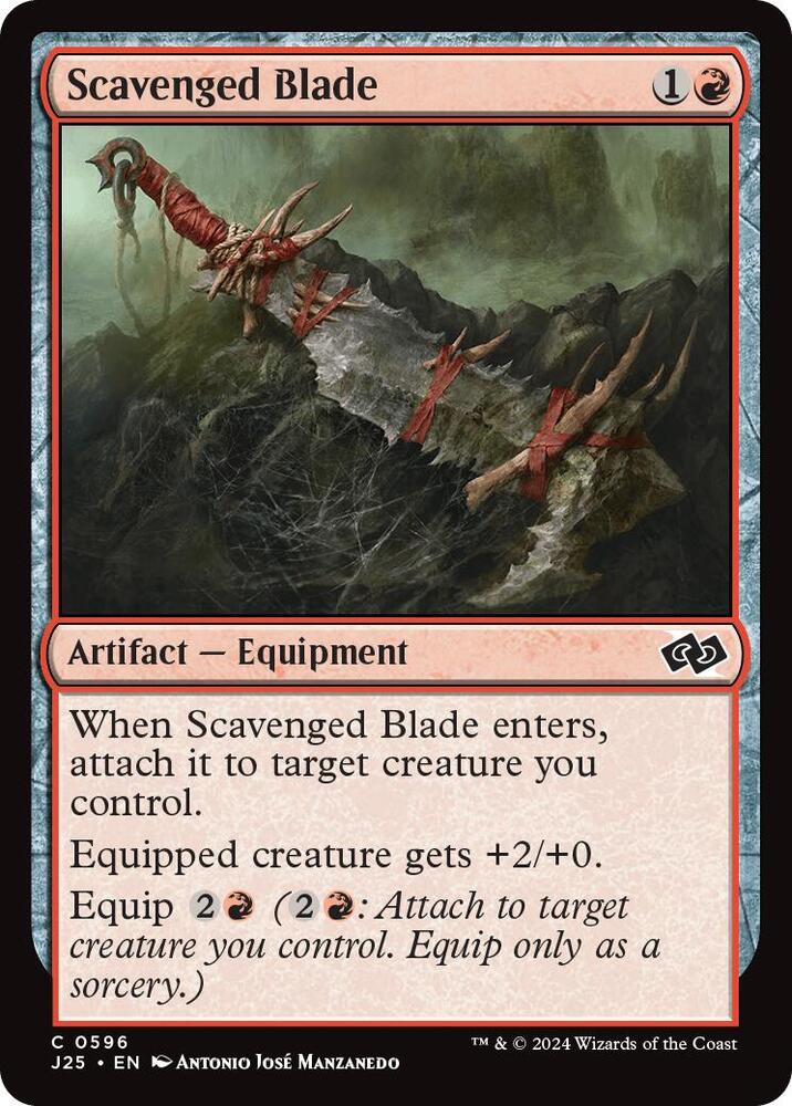 Scavenged Blade 596/779 (Foundations Jumpstart) 