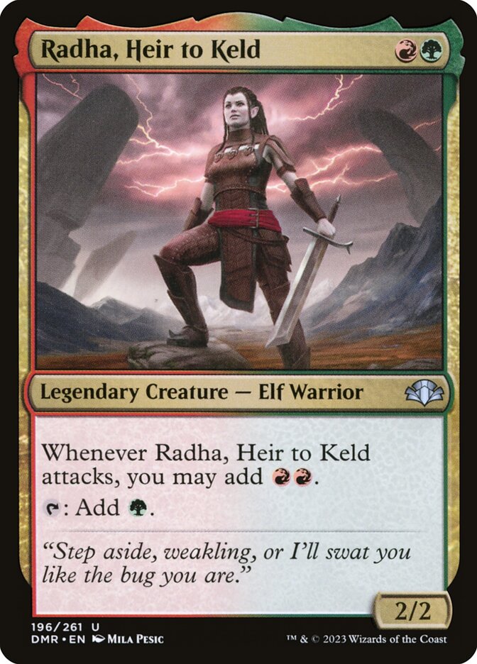 Radha, Heir to Keld 196/261 (Dominaria Remastered) 