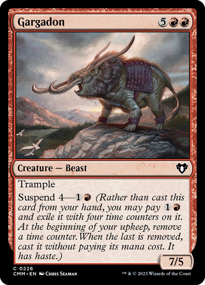 Gargadon 226 (Commander Masters)  - Foil
