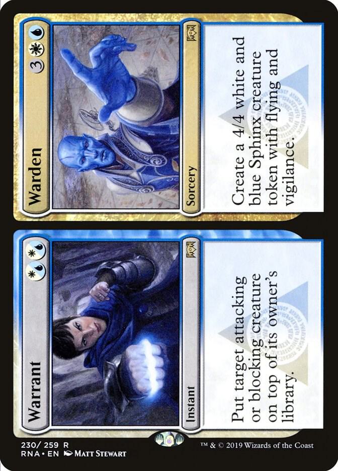 Warrant // Warden 230/259 (Ravnica Allegiance) 