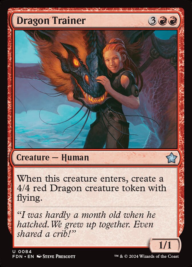 Dragon Trainer 84/291 (Foundations)  - Foil