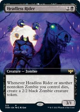 Headless Rider Extended Art 372/277 (Innistrad: Crimson Vow) 