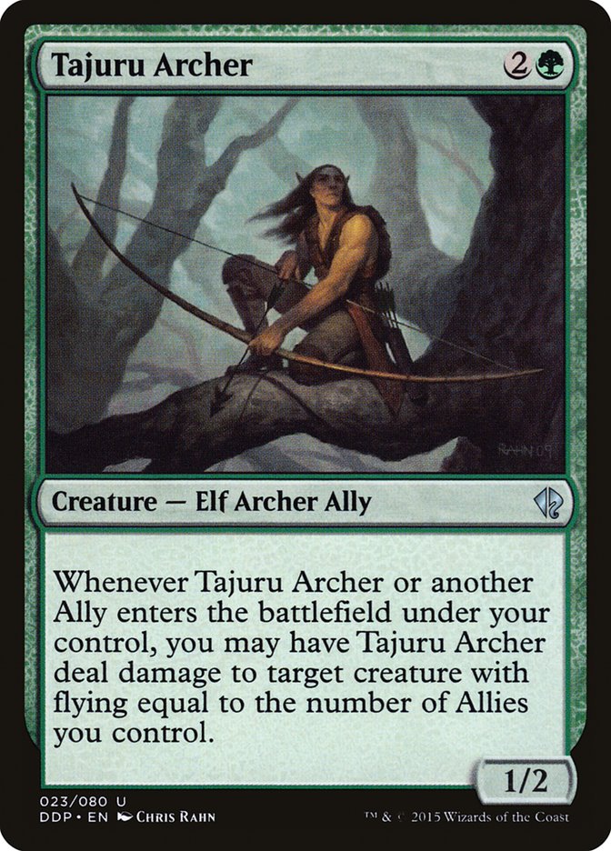 Tajuru Archer 23/80 (Duel Decks: Zendikar vs. Eldrazi) 