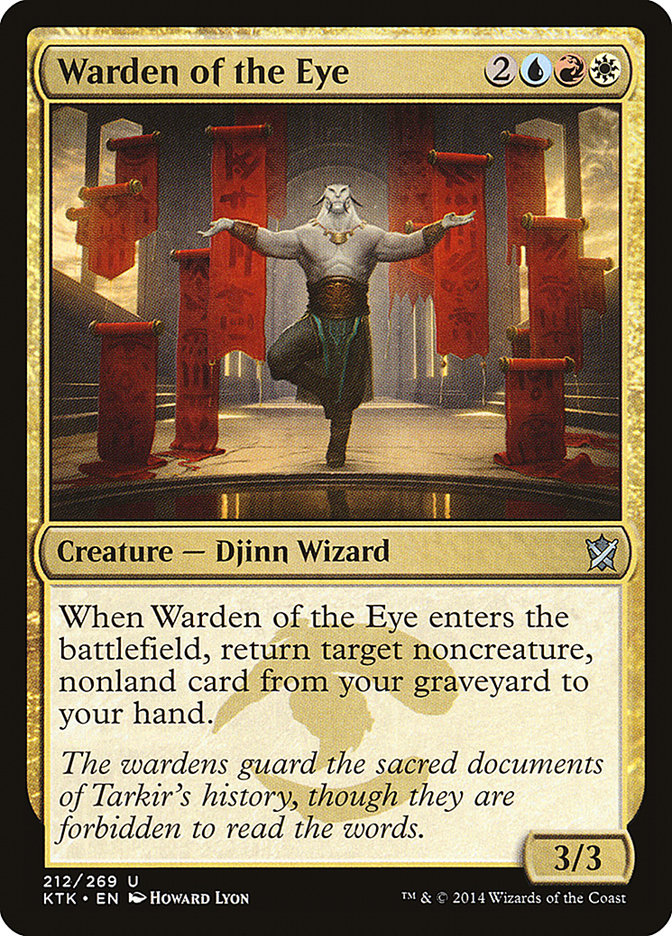 Warden of the Eye 212 (Khans of Tarkir)  - Foil