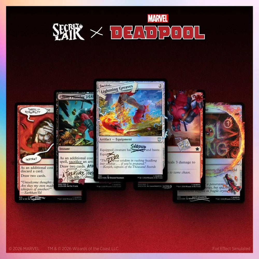 Secret Lair: Drop Series - Secret Lair x Marvel's Deadpool: I Fixed It (You're Welcome) (Traditional Foil Edition)