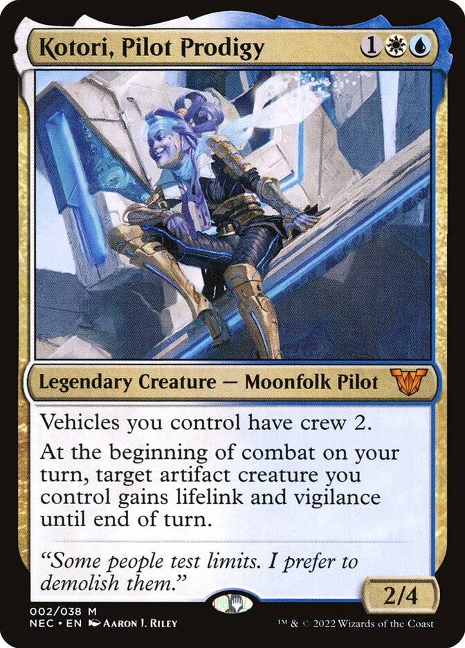 Kotori, Pilot Prodigy 2/38 (Commander: Kamigawa: Neon Dynasty) 