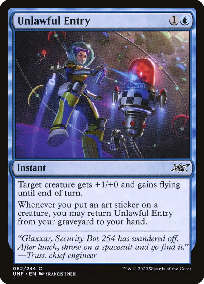 Unlawful Entry 62/244 (Unfinity)  - Foil