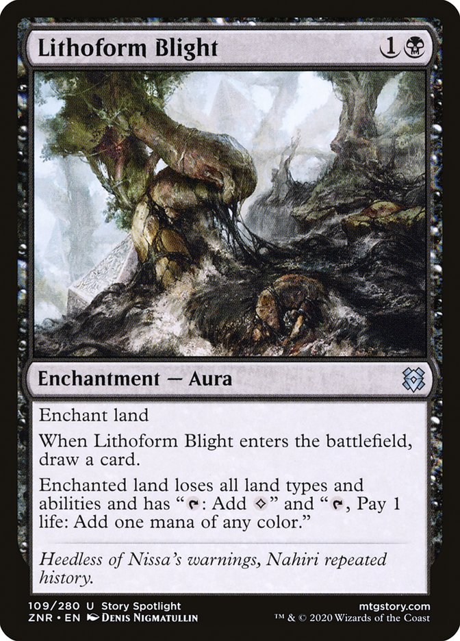 Lithoform Blight 109/280 (Zendikar Rising) 