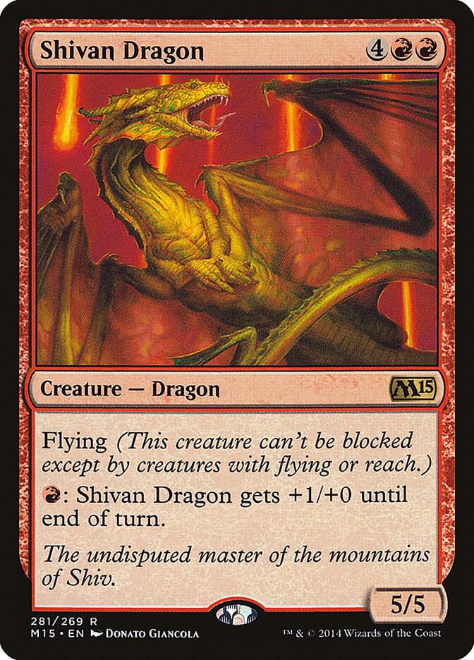 Shivan Dragon 281 (Magic 2015 (M15)) 