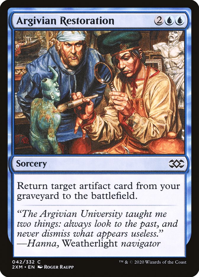 Argivian Restoration 42/332 (Double Masters)  - Foil
