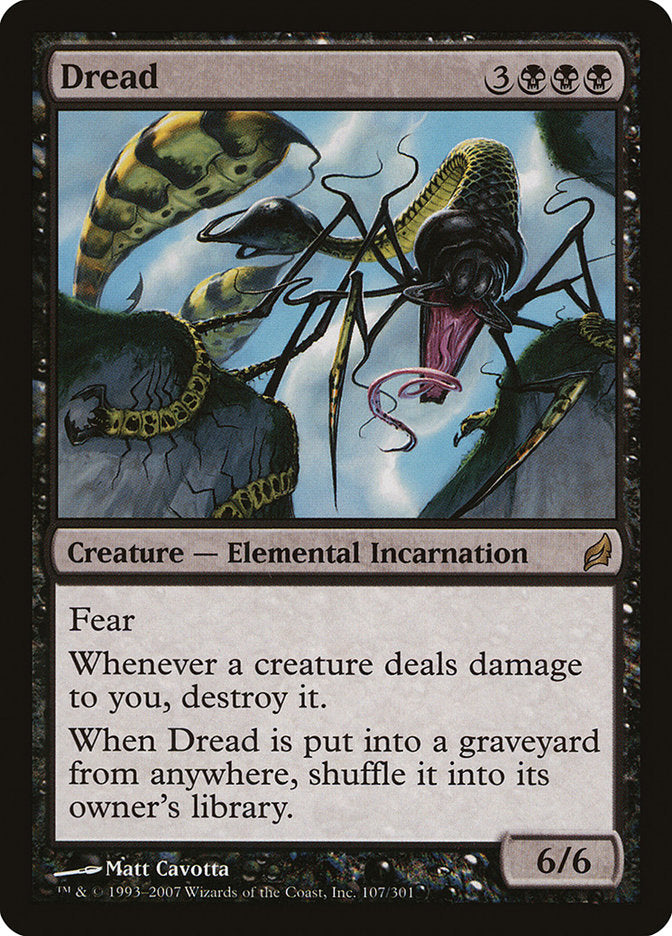 Dread 107/301 (Lorwyn)  - Foil