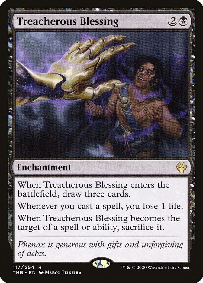 Treacherous Blessing 117/254 (Theros Beyond Death) 