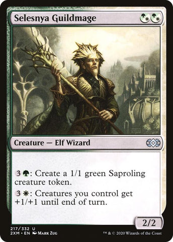 Selesnya Guildmage 217/332 (Double Masters)  - Foil