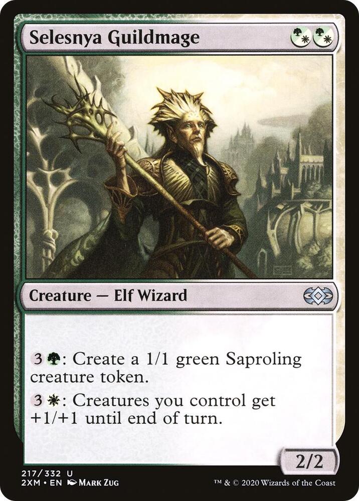 Selesnya Guildmage 217/332 (Double Masters)  - Foil