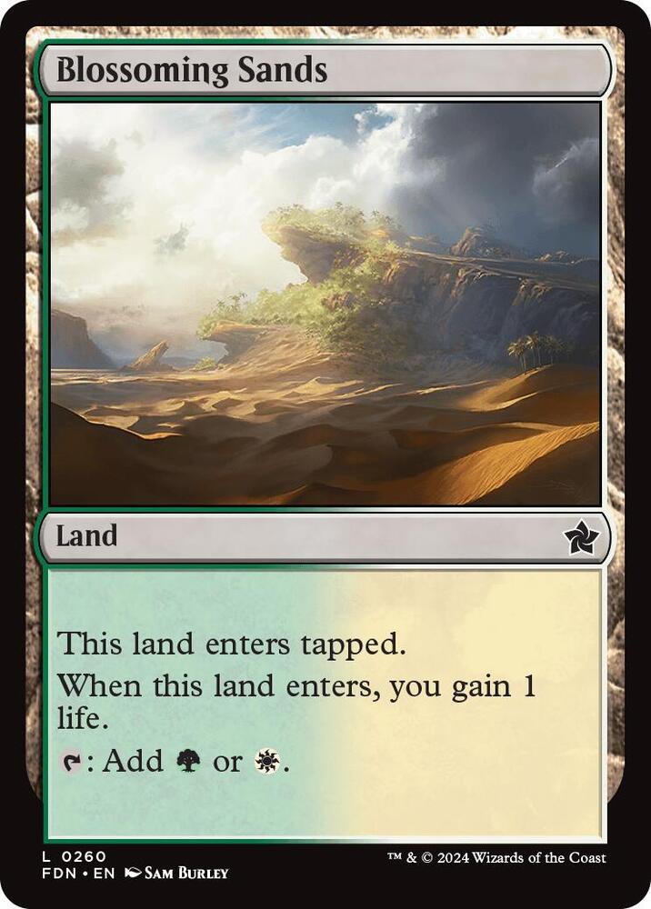Blossoming Sands 260 (Foundations)  - Foil