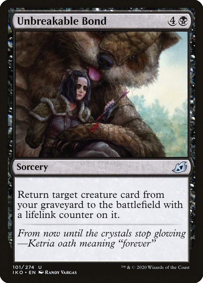 Unbreakable Bond 101/274 (Ikoria: Lair of Behemoths)  - Foil