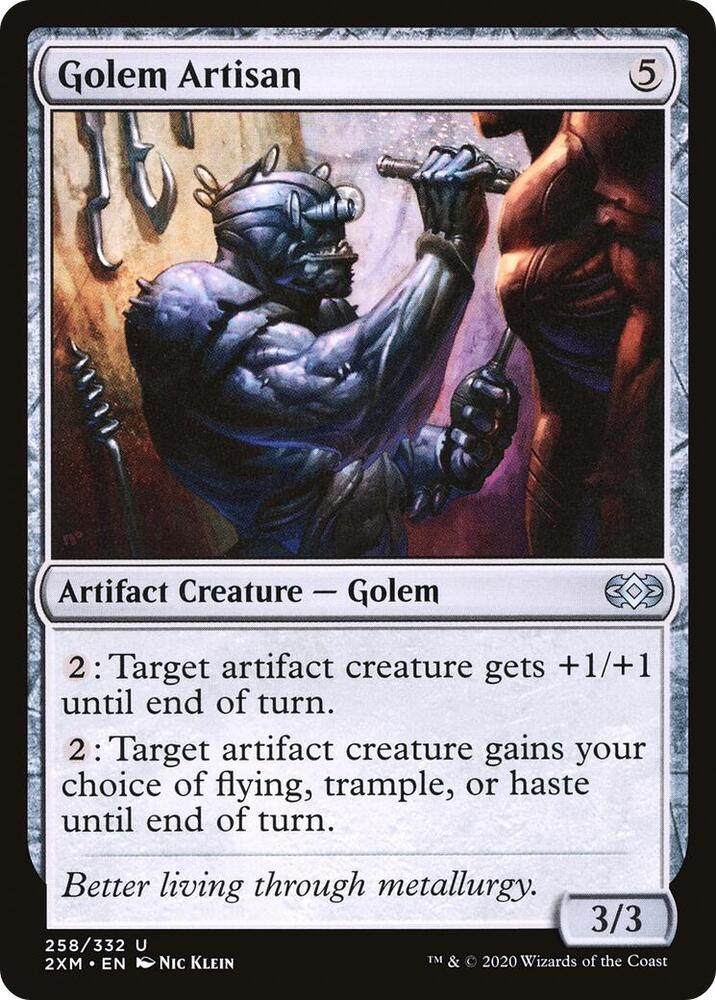 Golem Artisan 258/332 (Double Masters)  - Foil