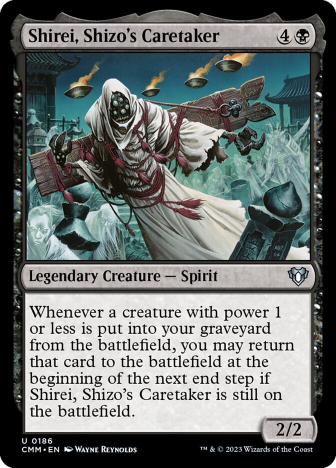 Shirei, Shizo's Caretaker 186 (Commander Masters) 