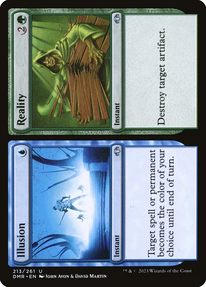 Illusion // Reality 213/261 (Dominaria Remastered) 