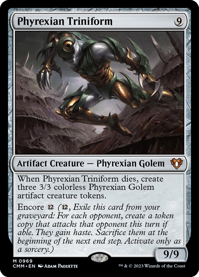 Phyrexian Triniform 969/451 (Commander Masters) 