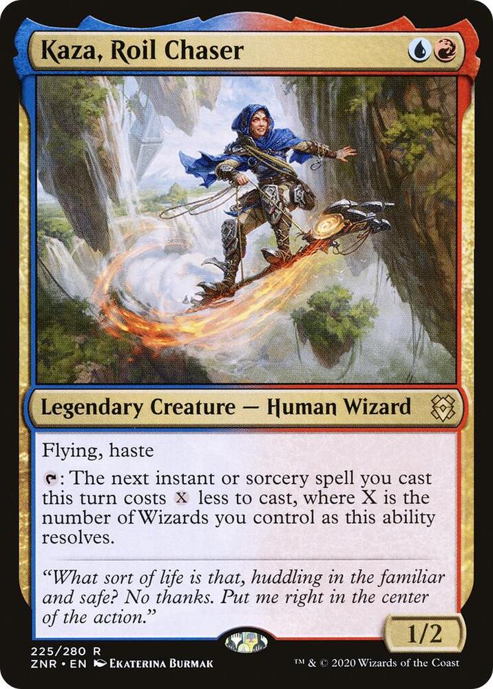 Kaza, Roil Chaser 225 (Zendikar Rising)  - Foil