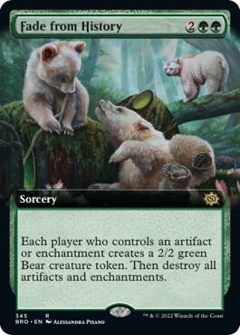 Fade from History Extended Art 345/287 (The Brothers' War) 