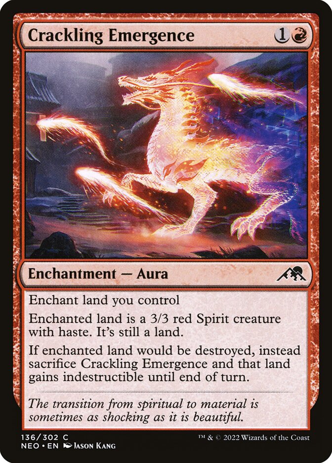 Crackling Emergence 136/302 (Kamigawa: Neon Dynasty) 