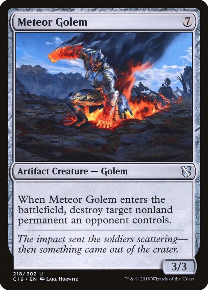Meteor Golem 218/302 (Commander 2019) 