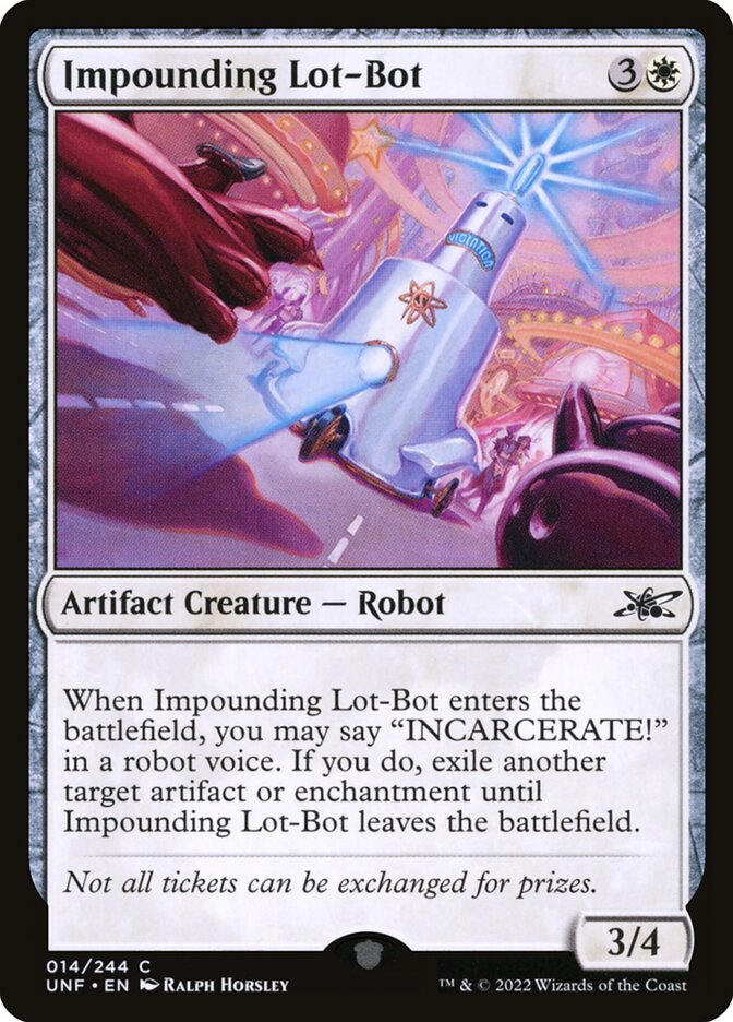 Impounding Lot-Bot 14/244 (Unfinity) 