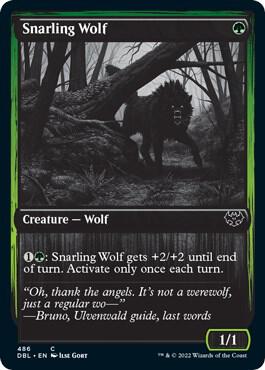 Snarling Wolf 486 486/534 (Innistrad: Double Feature) 