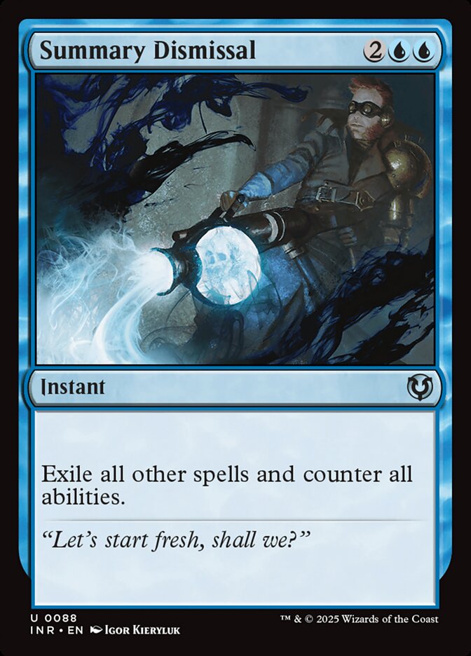 Summary Dismissal 88/287 (Innistrad Remastered)  - Foil