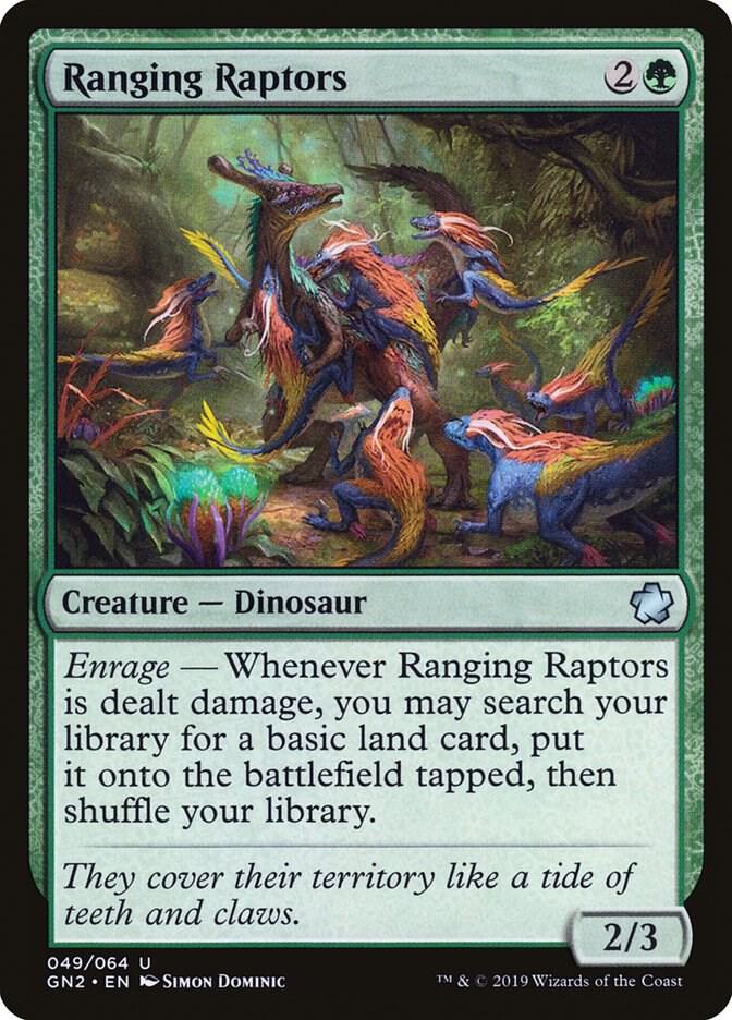 Ranging Raptors 49/64 (Magic Game Night 2019) 
