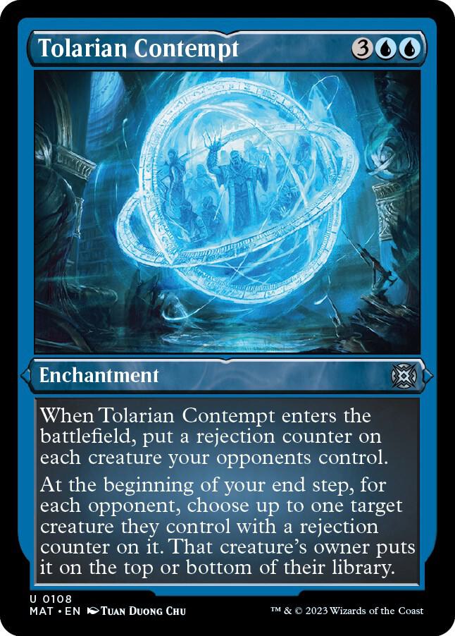Tolarian Contempt 108/50 (March of the Machine: The Aftermath)  - Etched Foil
