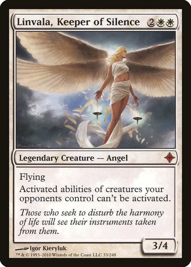 Linvala, Keeper of Silence 33/248 (Rise of the Eldrazi) 