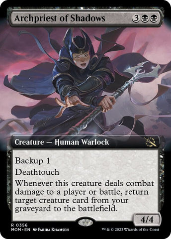 Archpriest of Shadows 356/291 (March of the Machine)  - Extended Art Foil