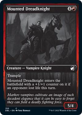 Mounted Dreadknight 150/534 (Innistrad: Double Feature)  - Foil