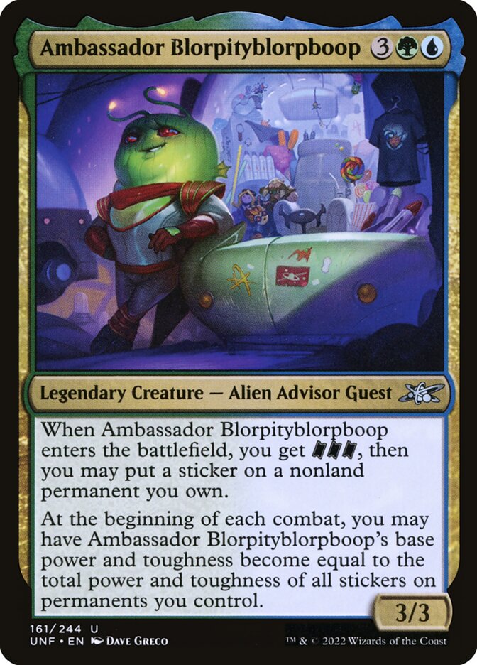 Ambassador Blorpityblorpboop 161/244 (Unfinity) 