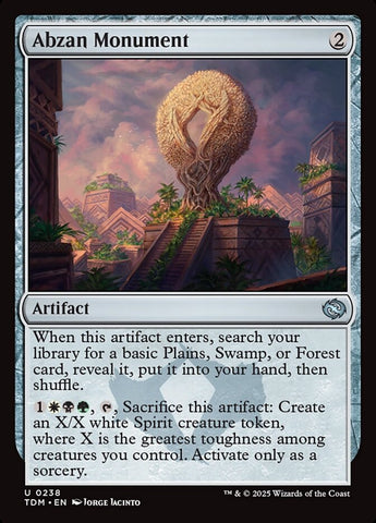 Abzan Monument 238/291 (Tarkir: Dragonstorm)  - Foil