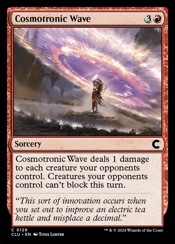 Cosmotronic Wave 129/284 (Ravnica: Clue Edition) 