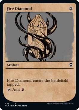 Fire Diamond Showcase 445 (Commander Legends: Battle for Baldur's Gate) 