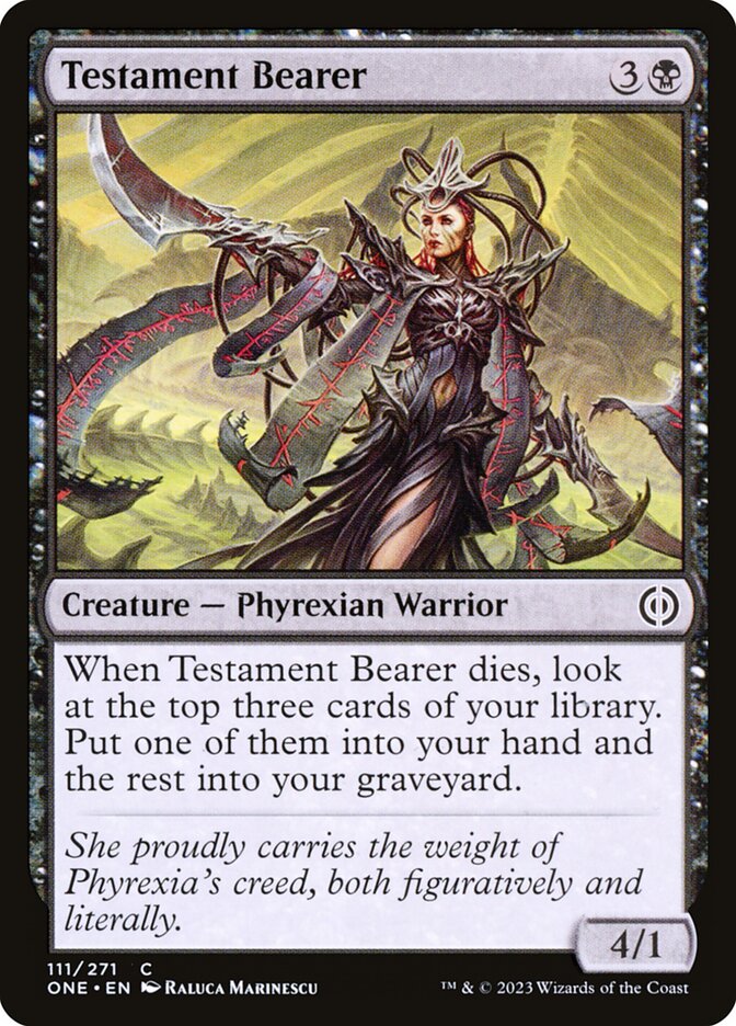 Testament Bearer 111/271 (Phyrexia: All Will Be One)  - Foil
