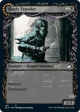Shady Traveler Showcase 291/277 (Innistrad: Midnight Hunt)  - Foil