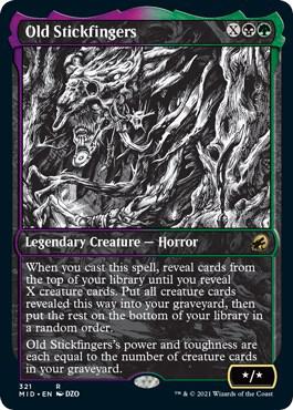 Old Stickfingers Showcase 321/277 (Innistrad: Midnight Hunt) 