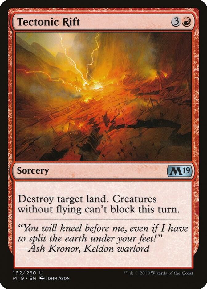 Tectonic Rift 162/280 (Core Set 2019) 