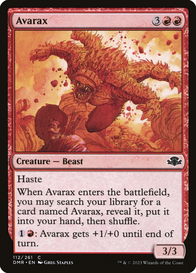 Avarax 112/261 (Dominaria Remastered) 