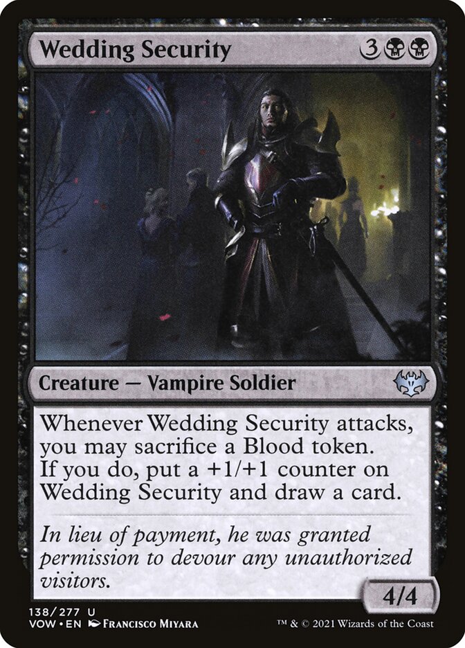 Wedding Security 138/277 (Innistrad: Crimson Vow) 