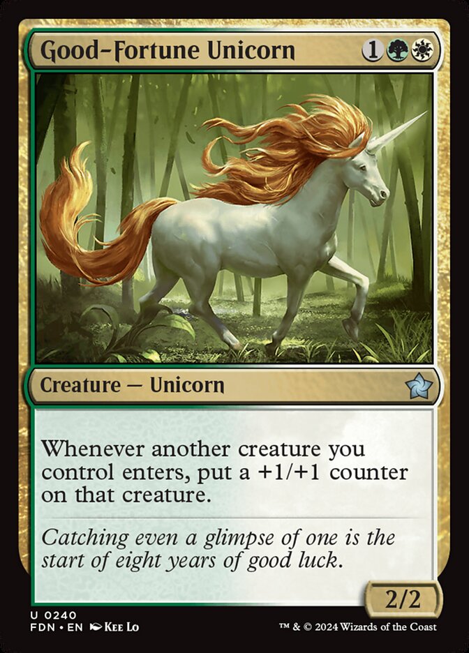 Good-Fortune Unicorn 240 (Foundations) 