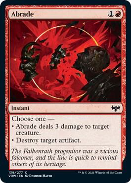 Abrade 139/277 (Innistrad: Crimson Vow) 