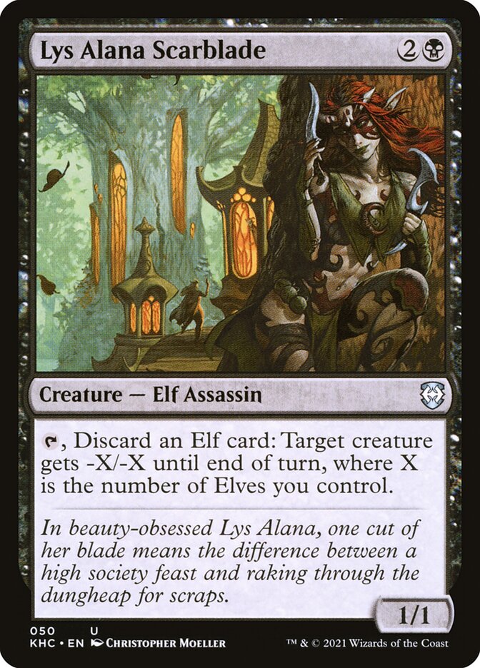 Lys Alana Scarblade 50/1 (Commander: Kaldheim) 