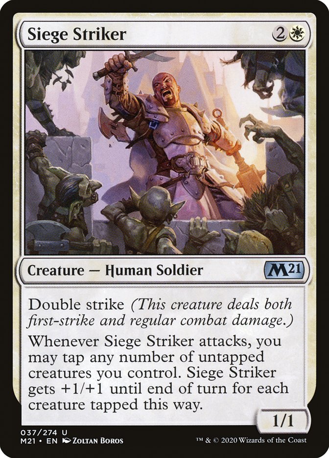 Siege Striker 37 (Core Set 2021)  - Foil